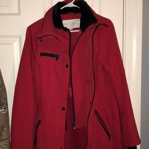 Jessica Simpson Red Coat